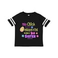 thumbnail image 1 of Inktastic This Chick is Eggspecting to Be a Big Sister with Egg and Flowers Girls Toddler T-Shirt, 1 of 5