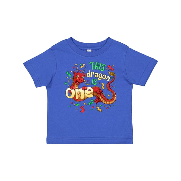 Inktastic This Dragon is One Cute First Birthday Boys or Girls Baby T-Shirt