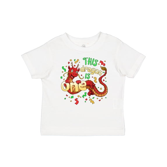 Inktastic This Dragon is One Cute First Birthday Boys or Girls Baby T-Shirt