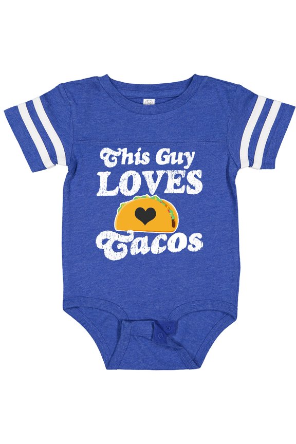 This Guy Loves Tacos Boys Baby Bodysuit