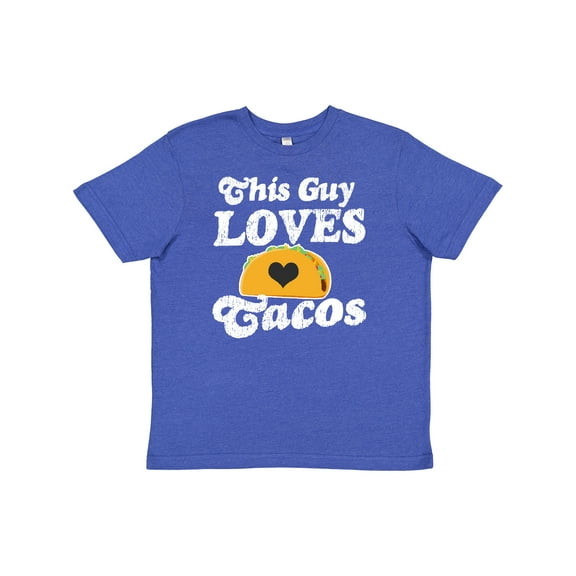 Inktastic This Guy Loves Tacos Youth T-Shirt