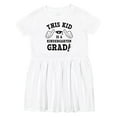 thumbnail image 1 of Inktastic This Kid Kindergarten Grad Girls Toddler Dress, 1 of 5