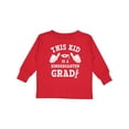 thumbnail image 1 of Inktastic This Kid Kindergarten Grad WHT Boys or Girls Long Sleeve Toddler T-Shirt, 1 of 5