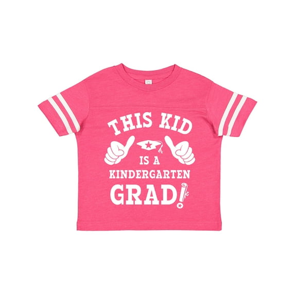 Inktastic This Kid Kindergarten Grad WHT Boys or Girls Toddler T-Shirt
