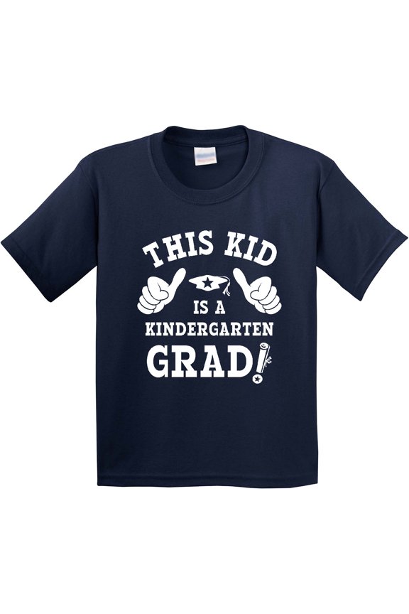 This Kid Kindergarten Grad Wht Youth T-Shirt