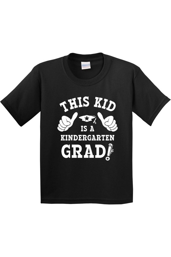 This Kid Kindergarten Grad Wht Youth T-Shirt