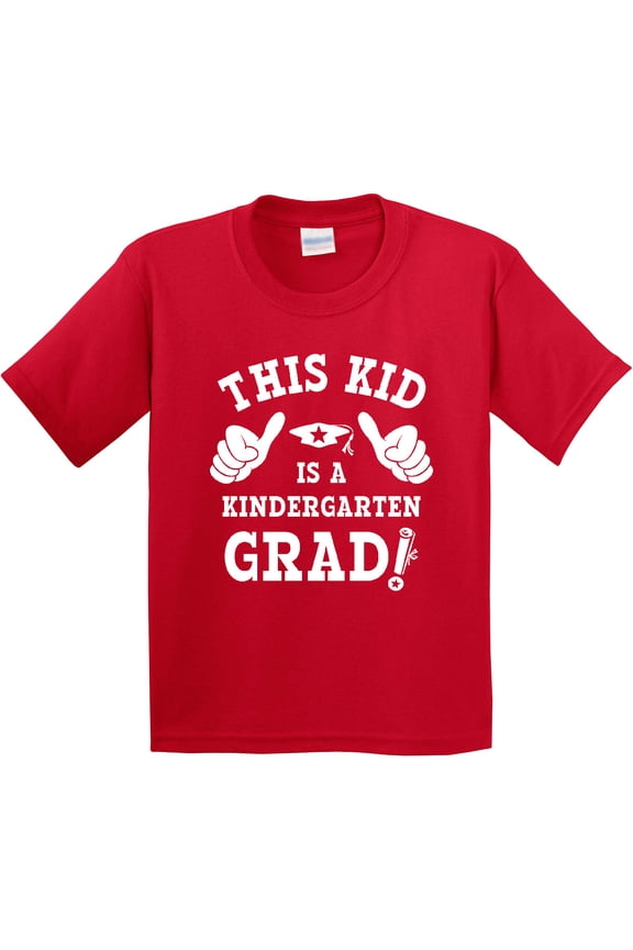 This Kid Kindergarten Grad Wht Youth T-Shirt