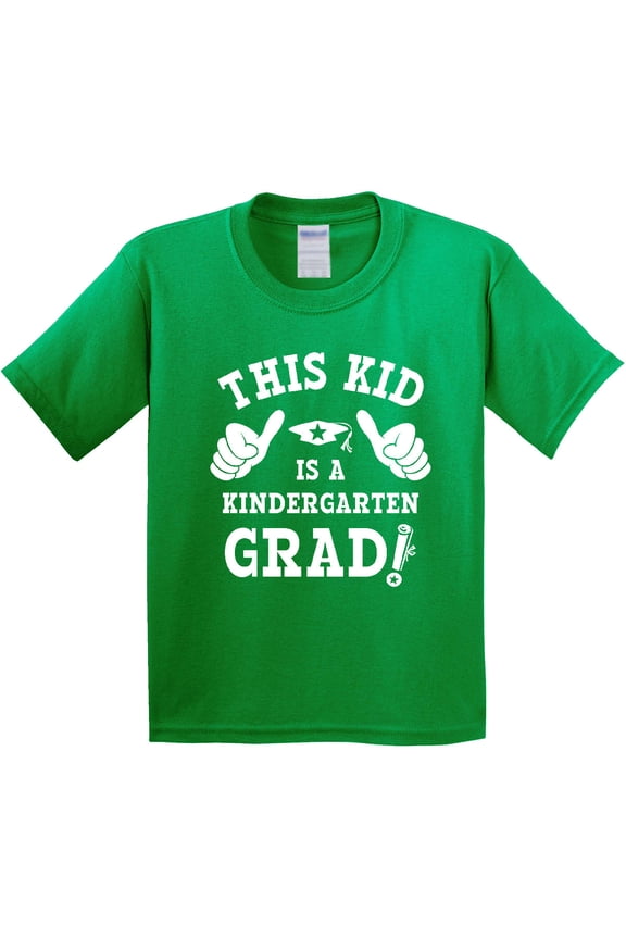 This Kid Kindergarten Grad Wht Youth T-Shirt