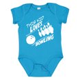 thumbnail image 1 of Inktastic This Kid Loves Bowling Boys or Girls Baby Bodysuit, 1 of 5