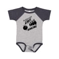 thumbnail image 1 of Inktastic This Kid Loves Bowling Boys or Girls Baby Bodysuit, 1 of 5