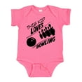 thumbnail image 1 of Inktastic This Kid Loves Bowling Boys or Girls Baby Bodysuit, 1 of 5