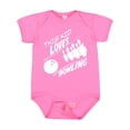 thumbnail image 1 of Inktastic This Kid Loves Bowling Boys or Girls Baby Bodysuit, 1 of 5
