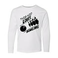 thumbnail image 1 of Inktastic This Kid Loves Bowling Long Sleeve Youth T-Shirt, 1 of 5