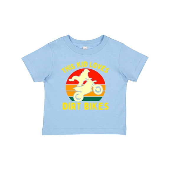 Inktastic This Kid Loves Dirt Bikes Motocross Boys Toddler T-Shirt