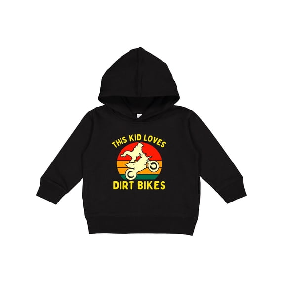 Inktastic This Kid Loves Dirt Bikes Motocross Toddler Hoodie