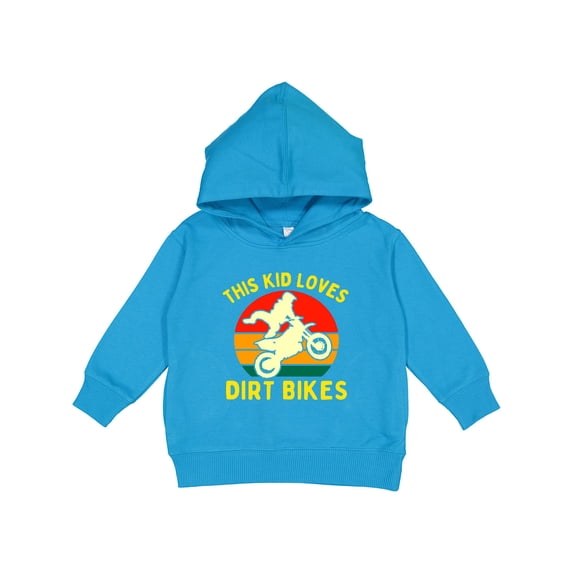 Inktastic This Kid Loves Dirt Bikes Motocross Toddler Hoodie