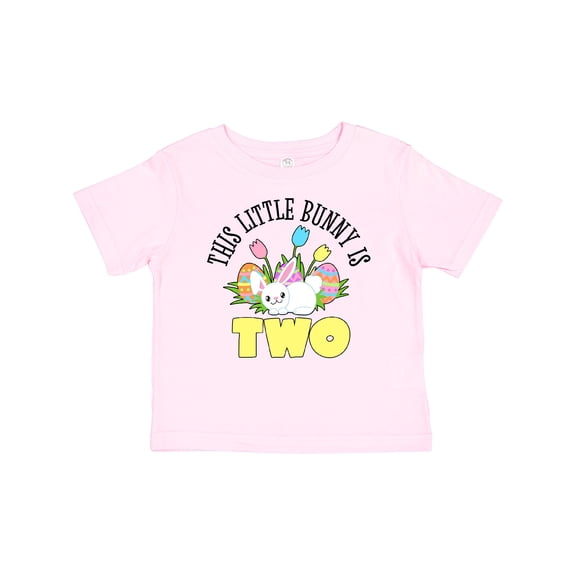 Inktastic This Little Bunny is Two Cute Easter Birthday Boys or Girls Baby T-Shirt