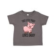 thumbnail image 1 of Inktastic This Little Piggy Loves Daddy- cute Boys or Girls Toddler T-Shirt, 1 of 5
