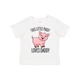 thumbnail image 1 of Inktastic This Little Piggy Loves Daddy- cute Boys or Girls Toddler T-Shirt, 1 of 5