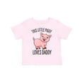thumbnail image 1 of Inktastic This Little Piggy Loves Daddy- cute Boys or Girls Toddler T-Shirt, 1 of 5