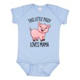 thumbnail image 1 of Inktastic This Little Piggy Loves Mama- cute Boys or Girls Baby Bodysuit, 1 of 5