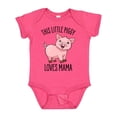 thumbnail image 1 of Inktastic This Little Piggy Loves Mama- cute Boys or Girls Baby Bodysuit, 1 of 5