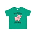thumbnail image 1 of Inktastic This Little Piggy Loves Mama- cute Boys or Girls Toddler T-Shirt, 1 of 5