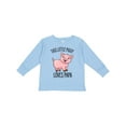 thumbnail image 1 of Inktastic This Little Piggy Loves Papa- cute Boys or Girls Long Sleeve Toddler T-Shirt, 1 of 5