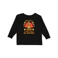 thumbnail image 1 of Inktastic This Little Turkey is Going to Be a Big Brother with Orange Text Boys Long Sleeve Toddler T-Shirt, 1 of 5