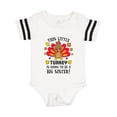 thumbnail image 1 of Inktastic This Little Turkey is Going to Be a Big Sister Gift Baby Girl Bodysuit, 1 of 4