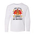 thumbnail image 1 of Inktastic This Little Turkey is Going to be a Big Brother Long Sleeve Youth T-Shirt, 1 of 5