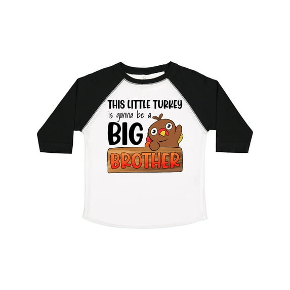 Inktastic This Little Turkey is Gonna Be a Big Brother Boys Toddler T-Shirt