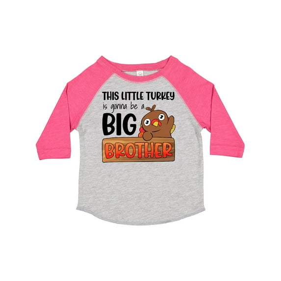 Inktastic This Little Turkey is Gonna Be a Big Brother Boys Toddler T-Shirt
