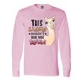 thumbnail image 1 of Inktastic This Llama Doesn't Want Your Drama Cute Llama Long Sleeve T-Shirt, 1 of 5