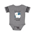 thumbnail image 1 of Inktastic This Llama Loves His Mama with Blue Hearts Boys Baby Bodysuit, 1 of 4