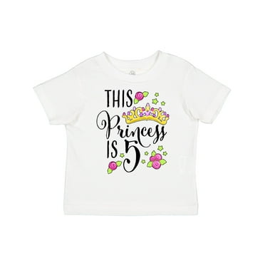 Inktastic This Princess is Five 5th Birthday Girls Toddler T-Shirt