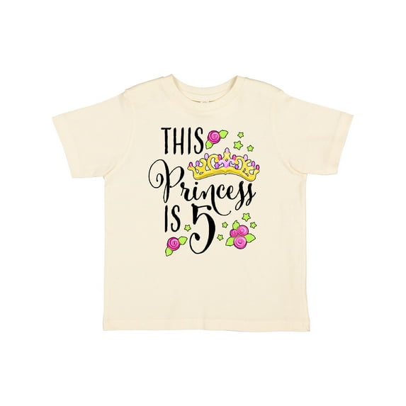 Inktastic This Princess is Five 5th Birthday Girls Toddler T-Shirt