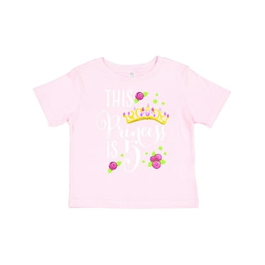Inktastic This Princess is Five 5th Birthday Girls Toddler T-Shirt