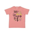 thumbnail image 1 of Inktastic This Princess is Four 4th Birthday Girls Toddler T-Shirt, 1 of 5