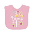 thumbnail image 1 of Inktastic This Princess is One First Birthday Girls Baby Bib, 1 of 4