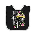 thumbnail image 1 of Inktastic This Princess is One First Birthday Girls Baby Bib, 1 of 4