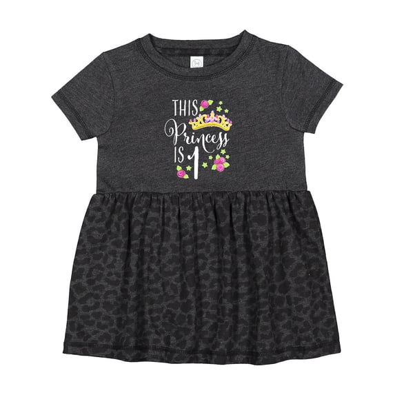 Inktastic This Princess is One First Birthday Girls Baby Dress