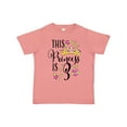 thumbnail image 1 of Inktastic This Princess is Three Third Birthday Girls Toddler T-Shirt, 1 of 5