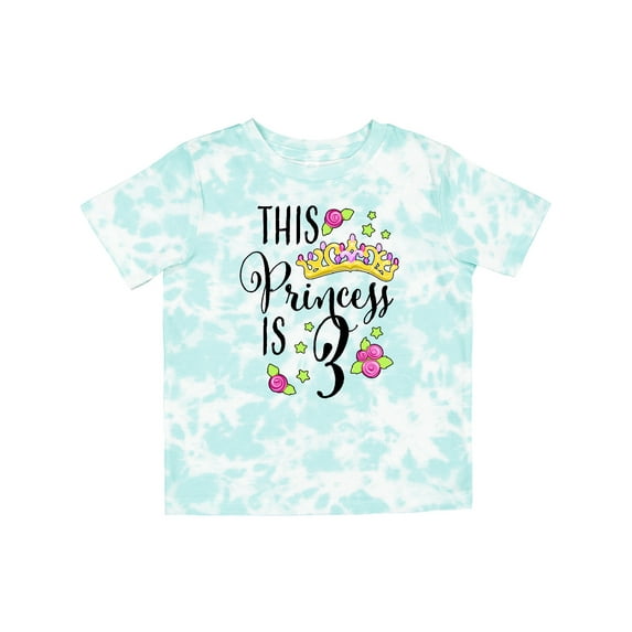 Inktastic This Princess is Three Third Birthday Girls Toddler T-Shirt