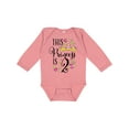 thumbnail image 1 of Inktastic This Princess is Two Second Birthday Girls Long Sleeve Baby Bodysuit, 1 of 5