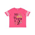 thumbnail image 1 of Inktastic This Princess is Two Second Birthday Girls Toddler T-Shirt, 1 of 5