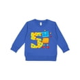 thumbnail image 1 of Inktastic This Robot is Five Fifth Birthday Toddler Sweatshirt, 1 of 4
