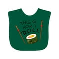 thumbnail image 1 of Inktastic This is How I Roll Cute Sushi Boys or Girls Baby Bib, 1 of 4