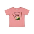 thumbnail image 1 of Inktastic This is How I Roll Cute Sushi Boys or Girls Baby T-Shirt, 1 of 5