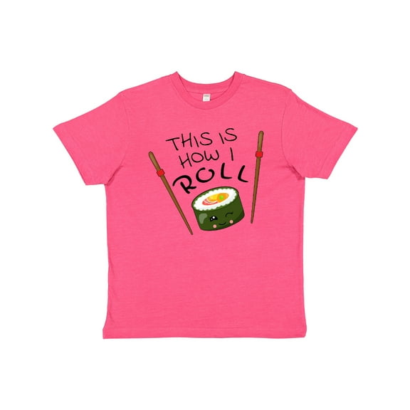 Inktastic This is How I Roll- Cute Sushi Youth T-Shirt